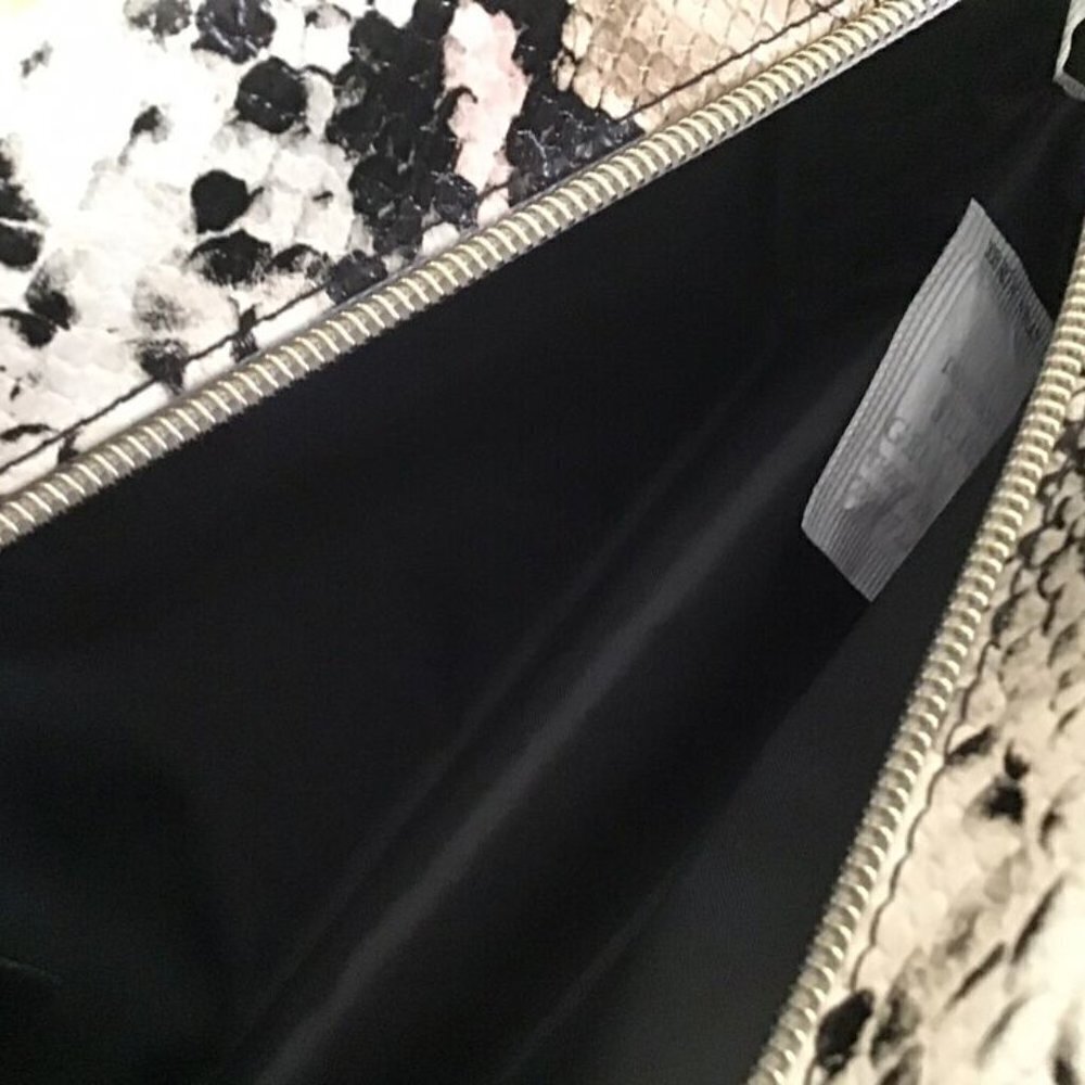 tarte Cosmetics Vegan Zippered Snakeskin Makeup Bag - BRAND NEW - Picture 5 of 9